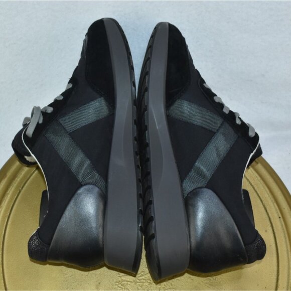 Munro Piper Womens Sneakers 9 M Comfort Walking Black Shimmer Shoes Lace Up - Picture 7 of 10